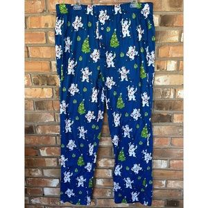 Nite Nite Munki Munki Men’s Winter Holiday Pajama Pants Large Tall